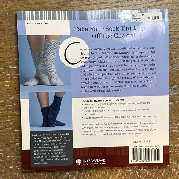 Sock Innovation Book of 20+ Knitting Patterns - Picture 4 of 12